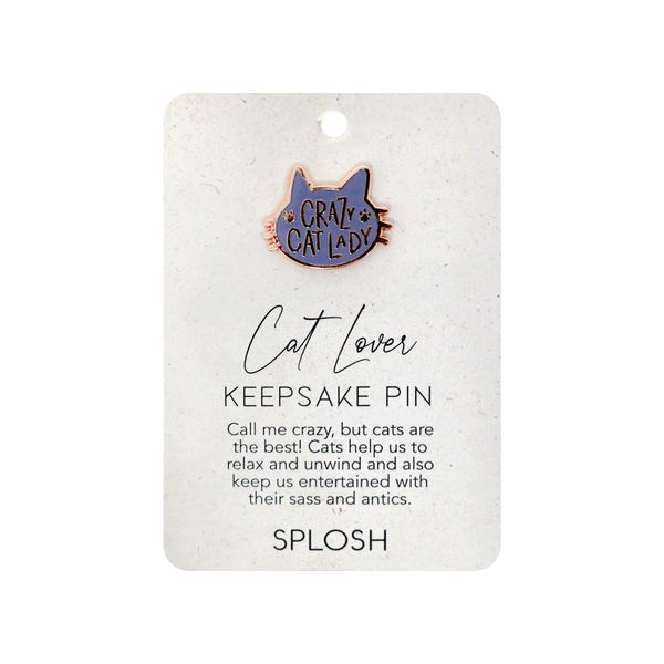 Splosh - Keepsake Pin - Cat Lover