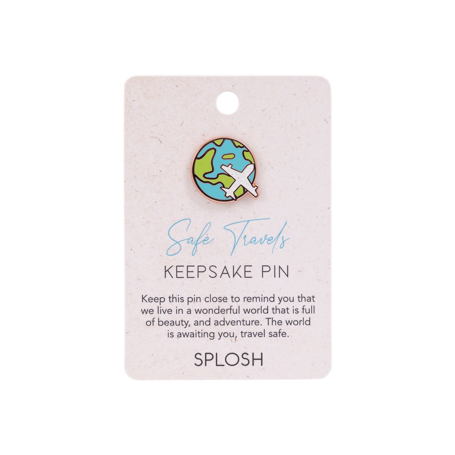 Splosh - Keepsake Pin - Safe Travels
