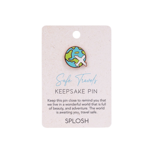 Splosh - Keepsake Pin - Safe Travels
