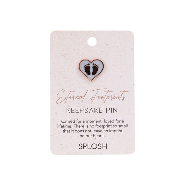 Splosh - Keepsake Pin - Eternal Footprints