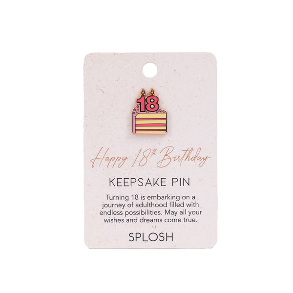 Splosh - Celebration Keepsake Pin - 18