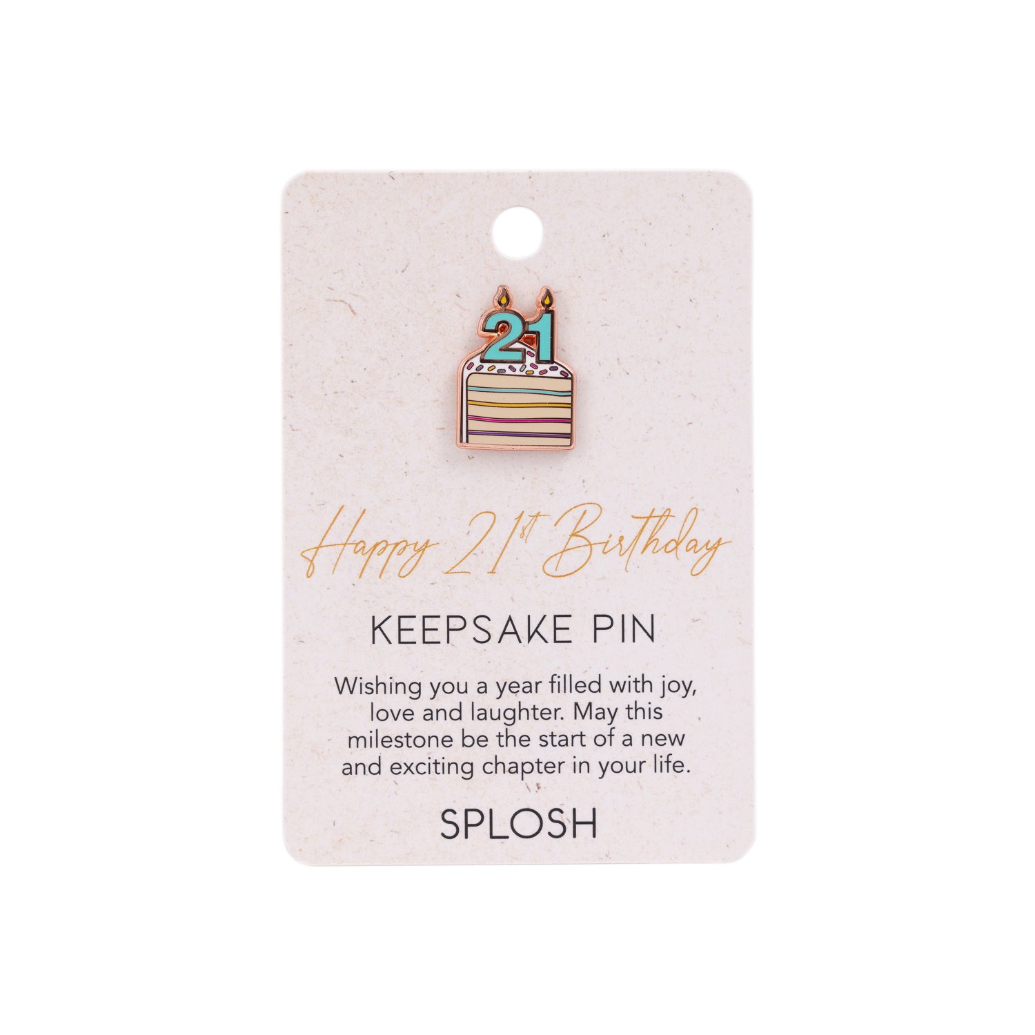 Splosh - Celebration Keepsake Pin - 21