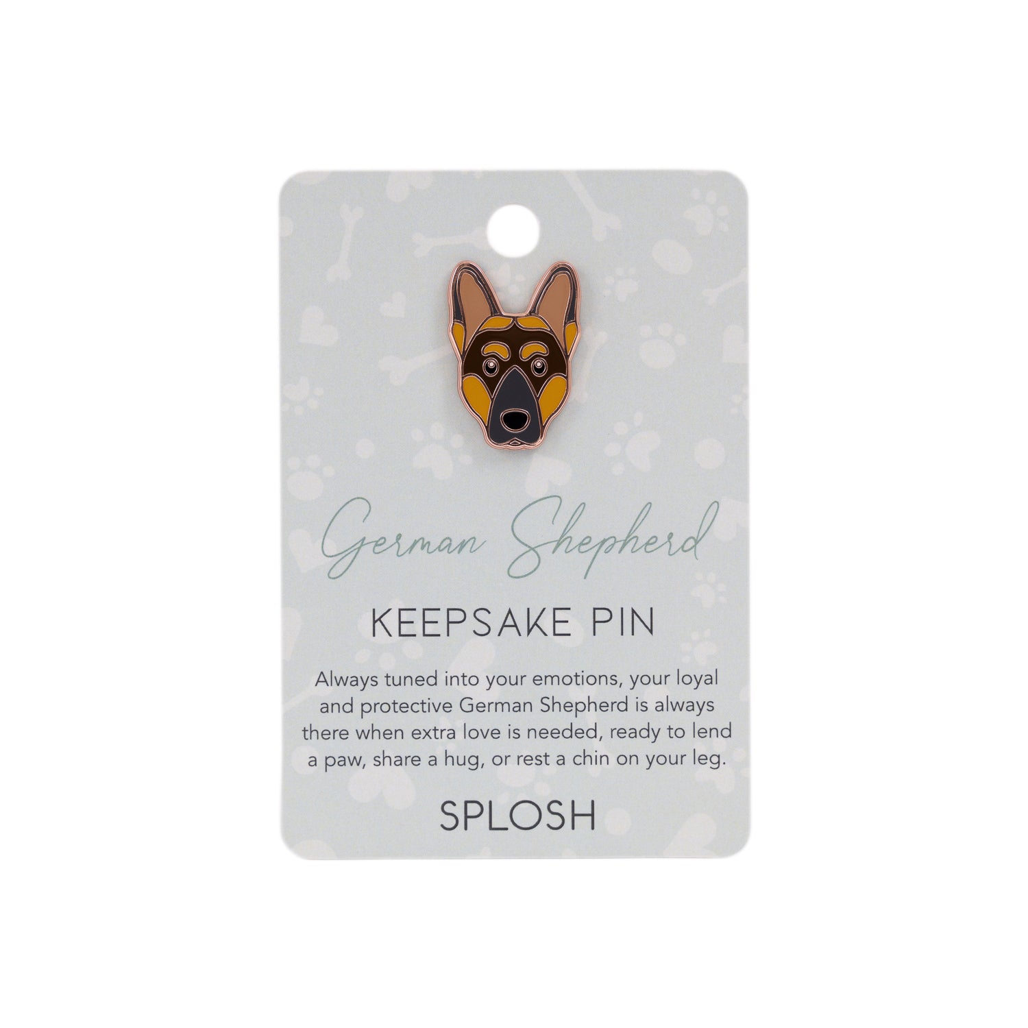 Splosh - Pet Keepsake Pin - German Shepherd