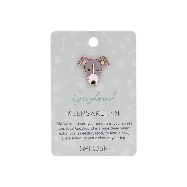 Splosh - Pet Keepsake Pin - Greyhound