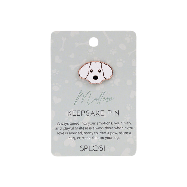 Splosh - Pet Keepsake Pin - Maltese