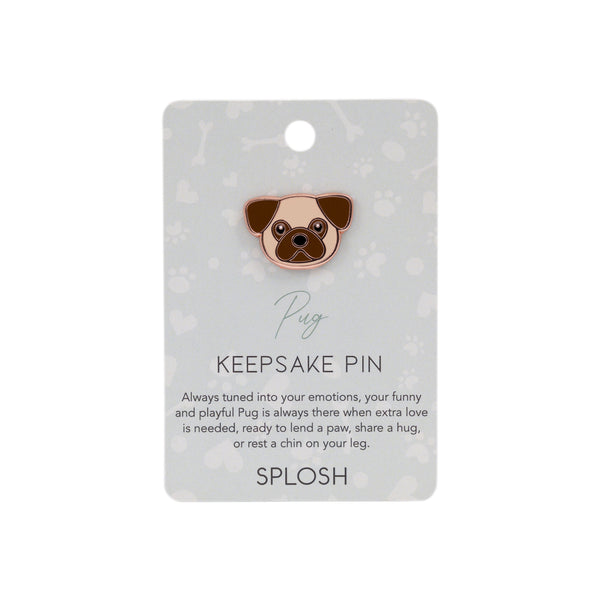 Splosh - Pet Keepsake Pin - Pug