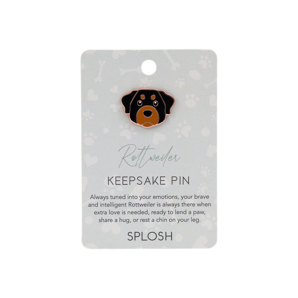 Splosh - Pet Keepsake Pin - Rottweiler