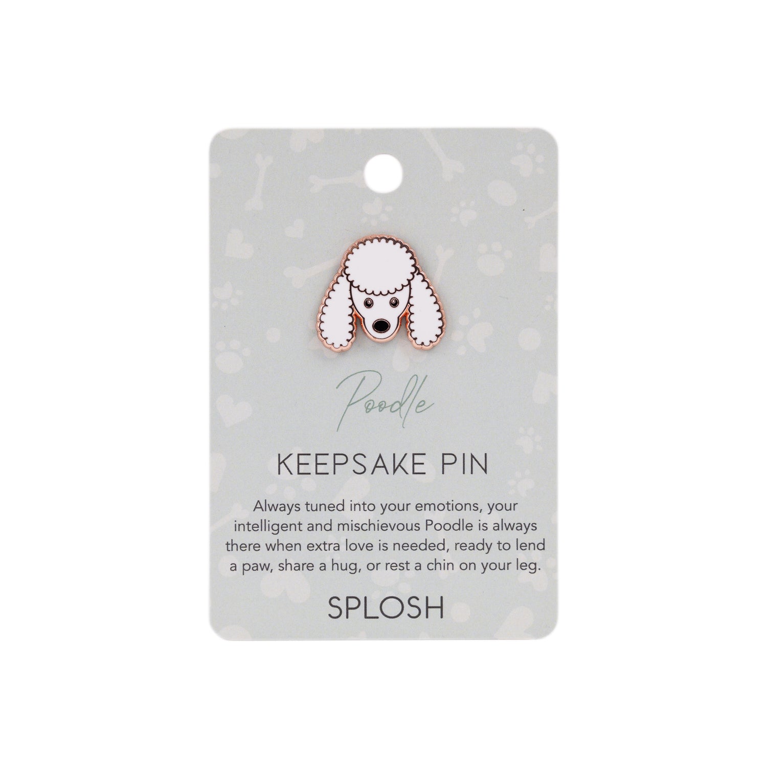 Splosh - Pet Keepsake Pin - Poodle