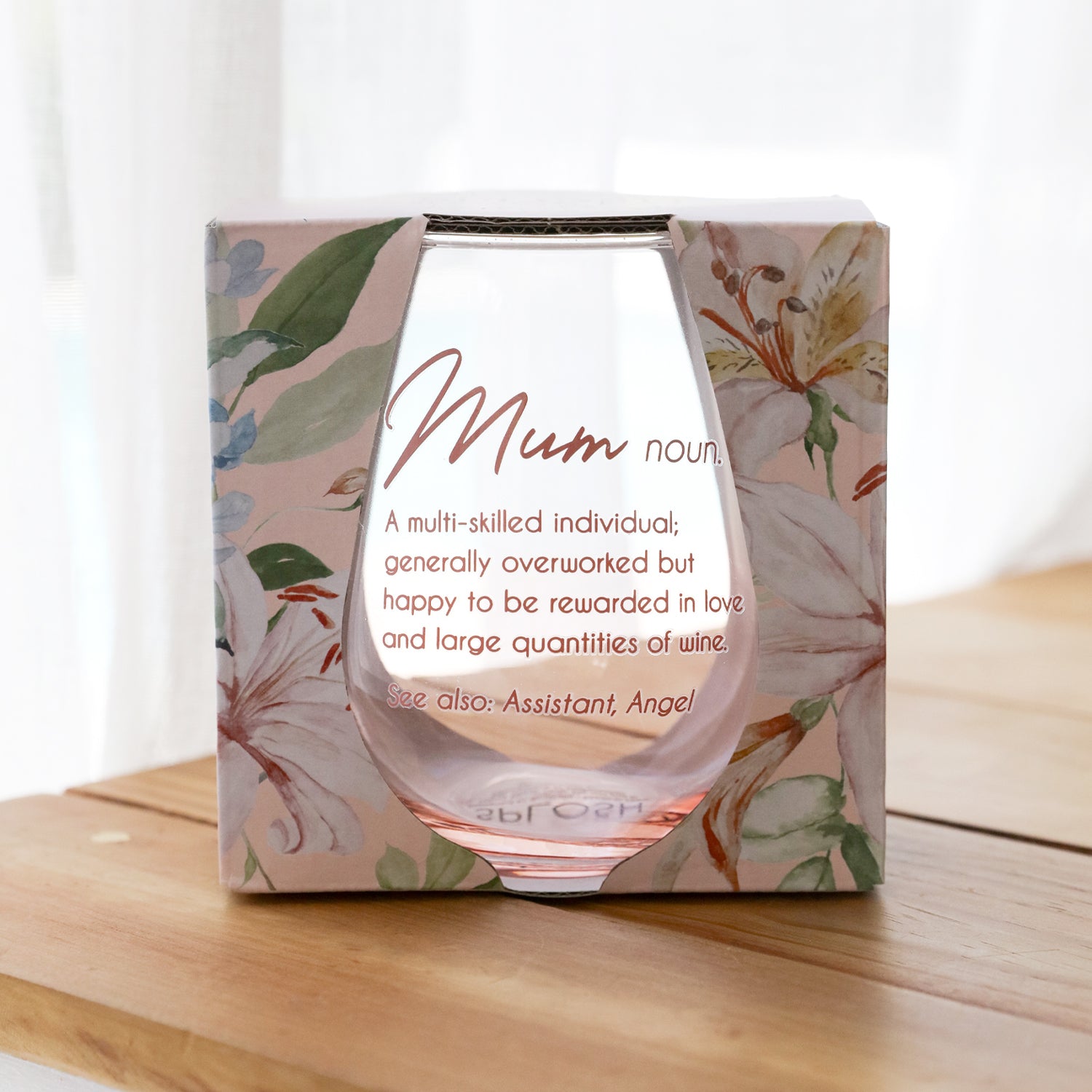 Splosh - Mother's Day - Stemless Wine Glass