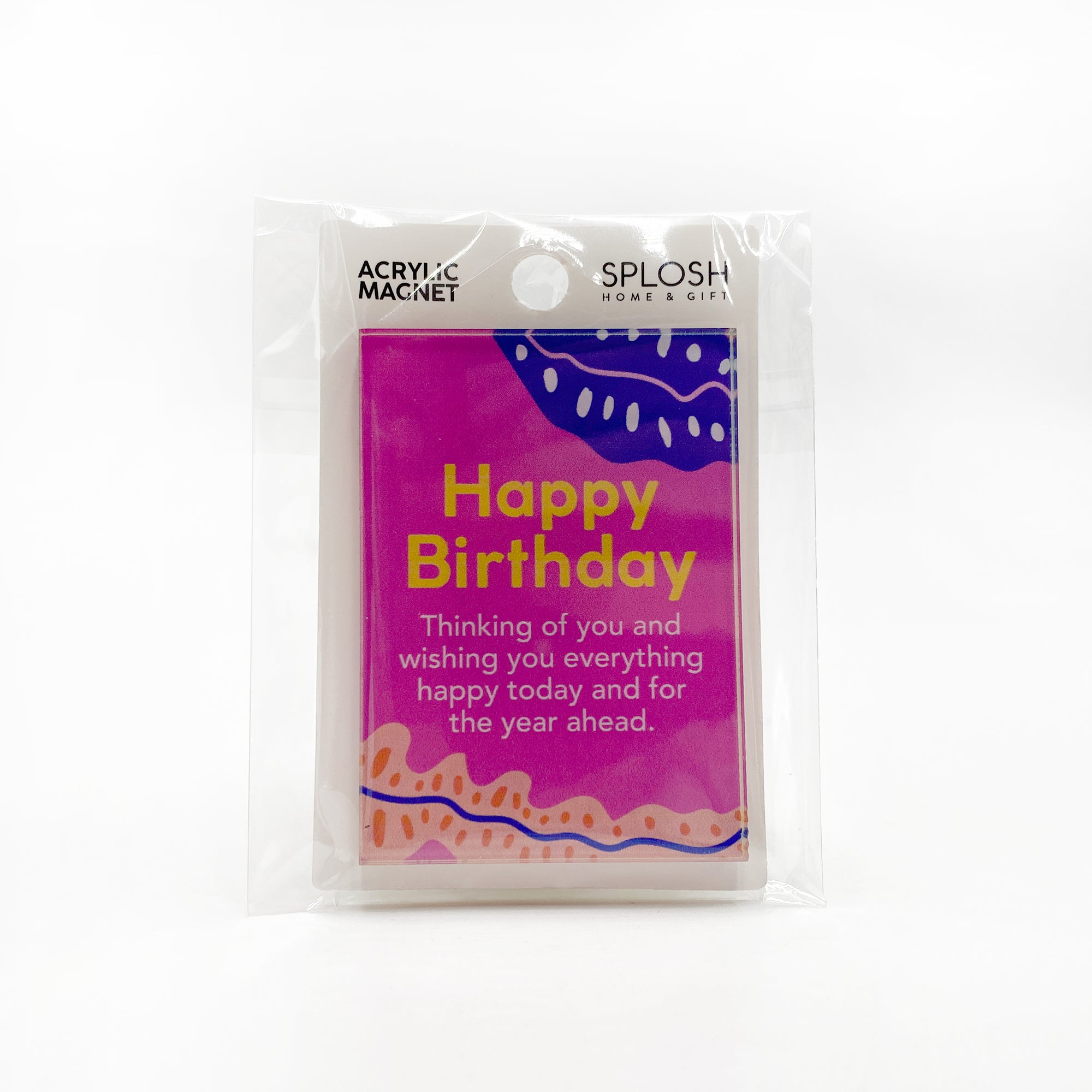 Splosh - Meaningful Magnet -  Happy Birthday