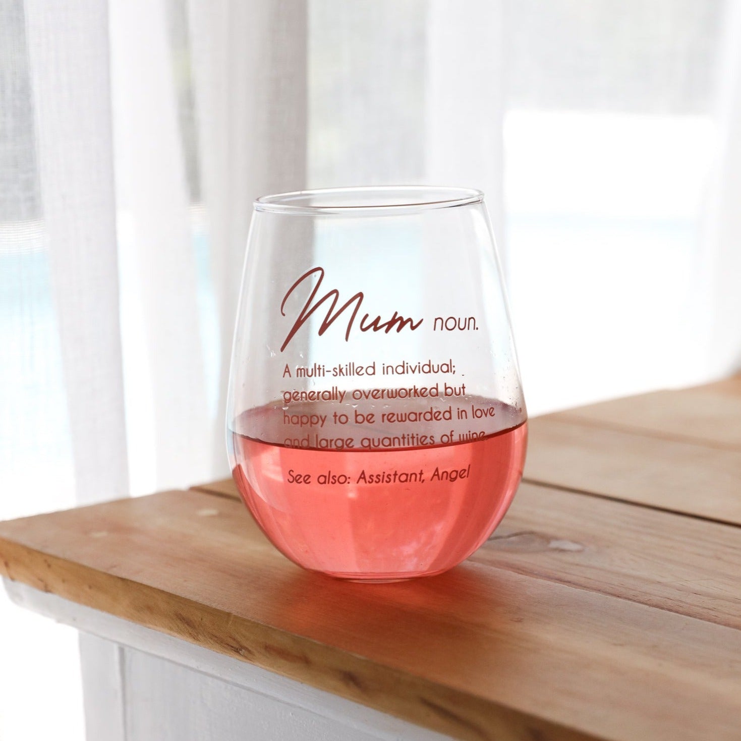 Splosh - Mother's Day - Stemless Wine Glass