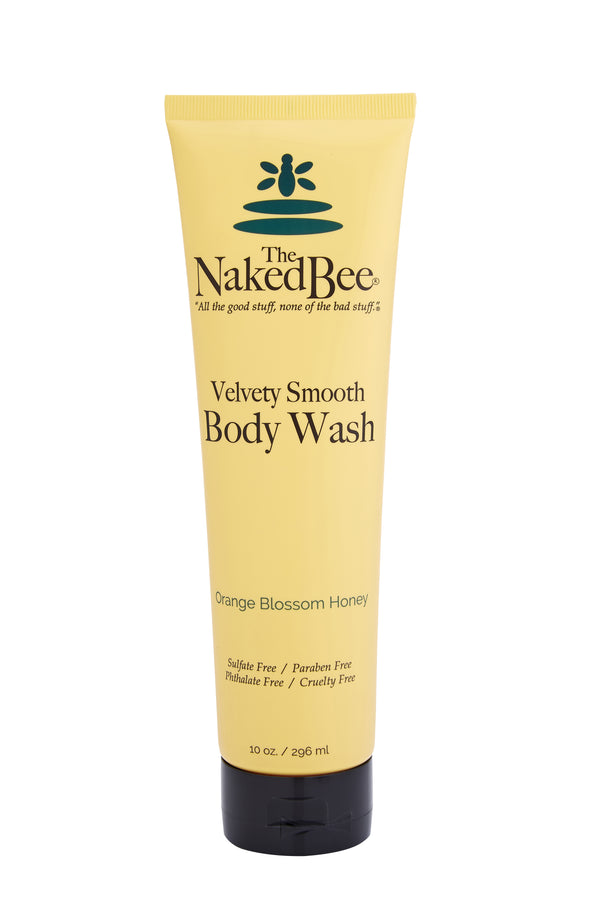The Naked Bee - Velvety Smooth Body Wash 10oz - Orange Blossom Honey