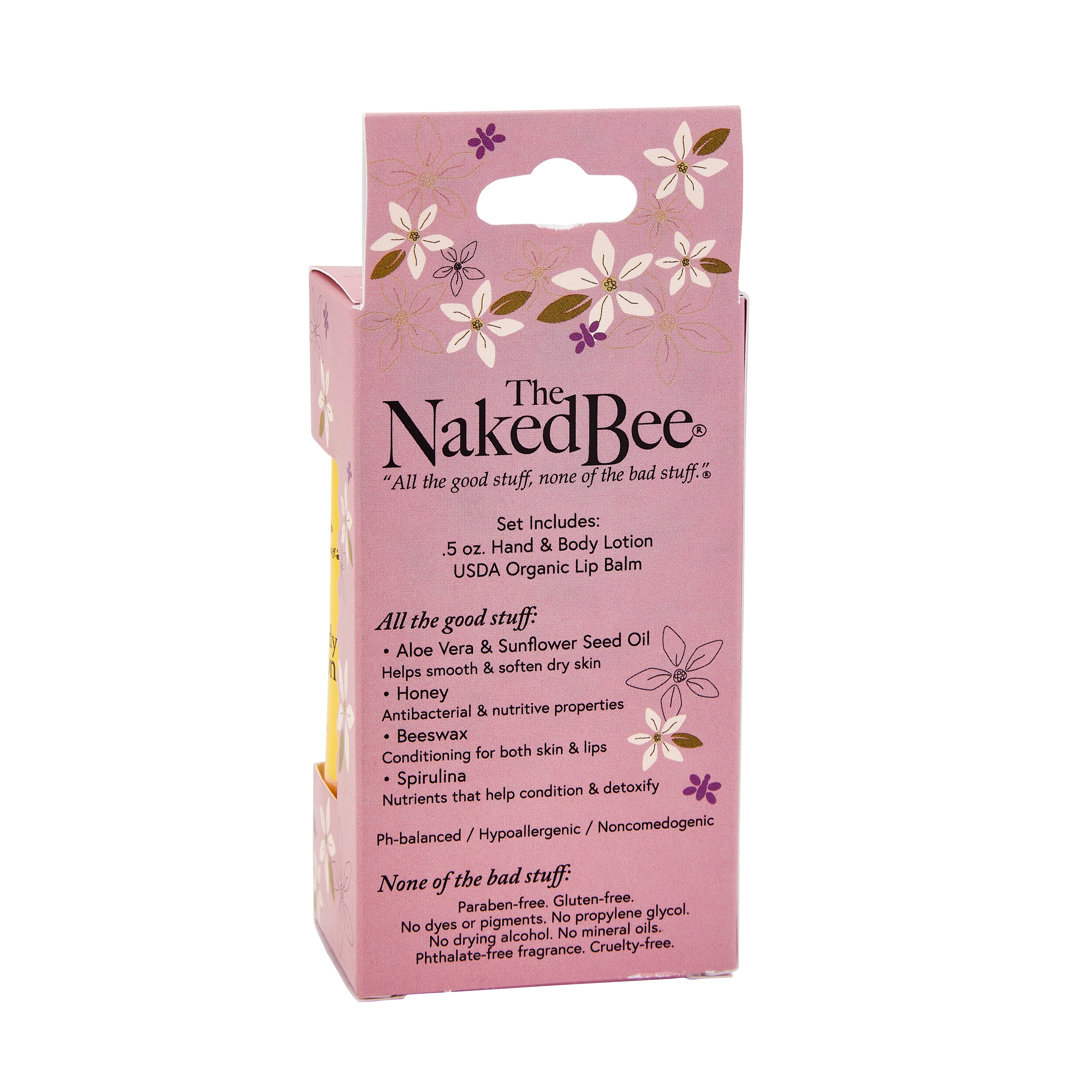 The Naked Bee - Pocket Pack - Vanilla, Rose & Honey