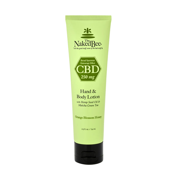 The Naked Bee - Orange Blossom CBD Hand & Body Lotion 2.5oz