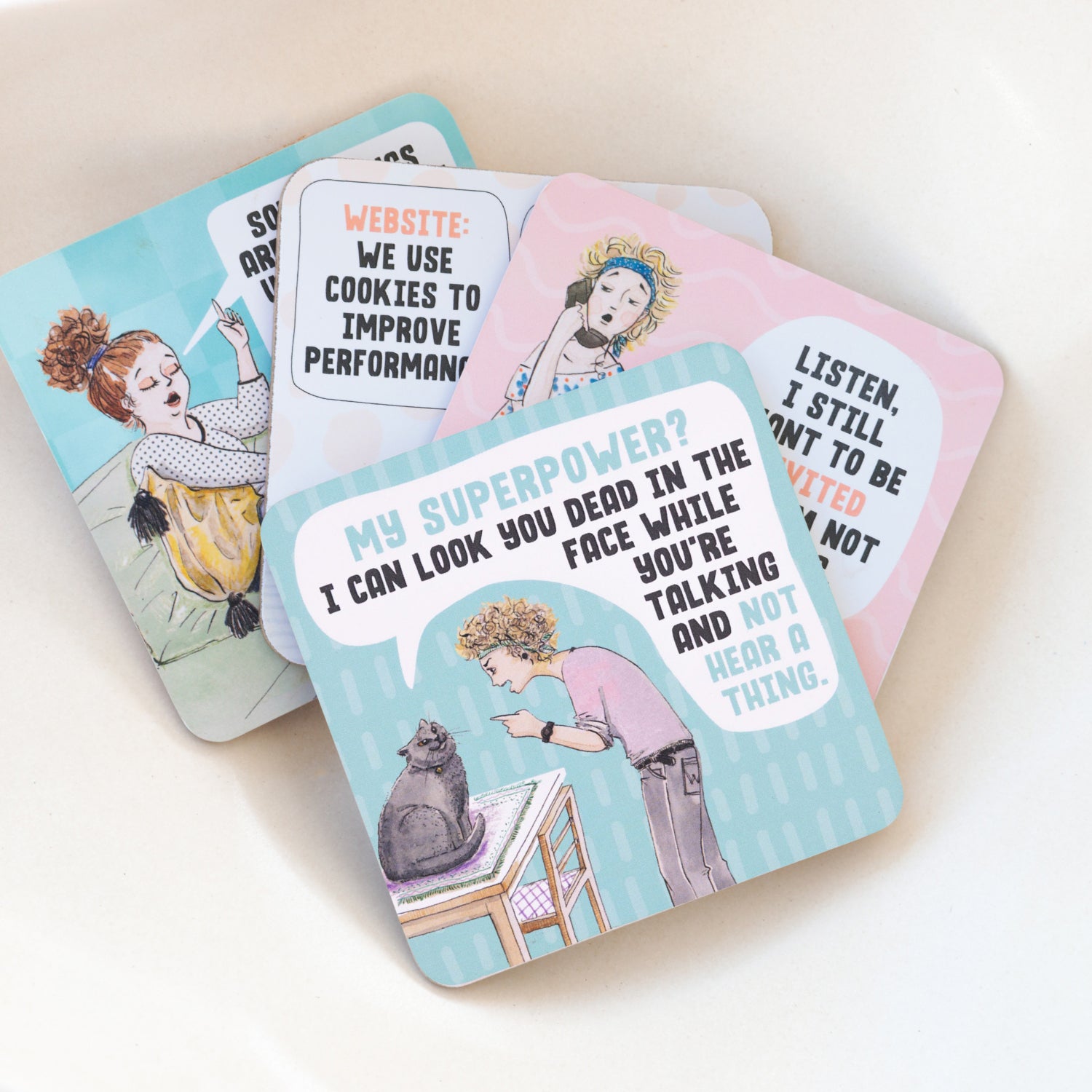 Splosh - Olive & Co. Coaster - Superpower – xystostrade