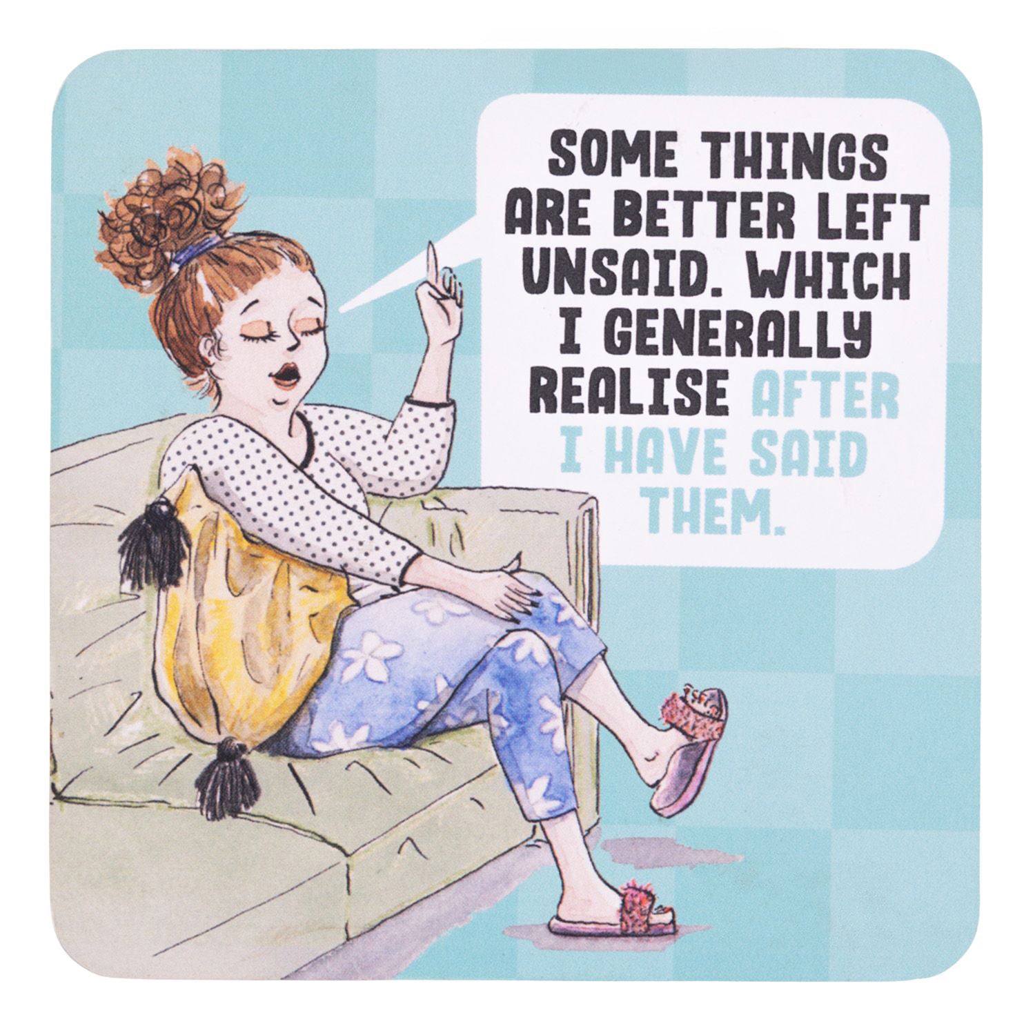 Splosh - Olive & Co. Coaster - Unsaid – xystostrade