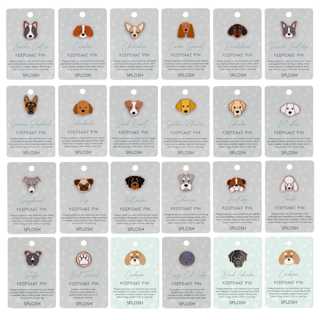 Splosh - Pet Keepsake Pins Pack