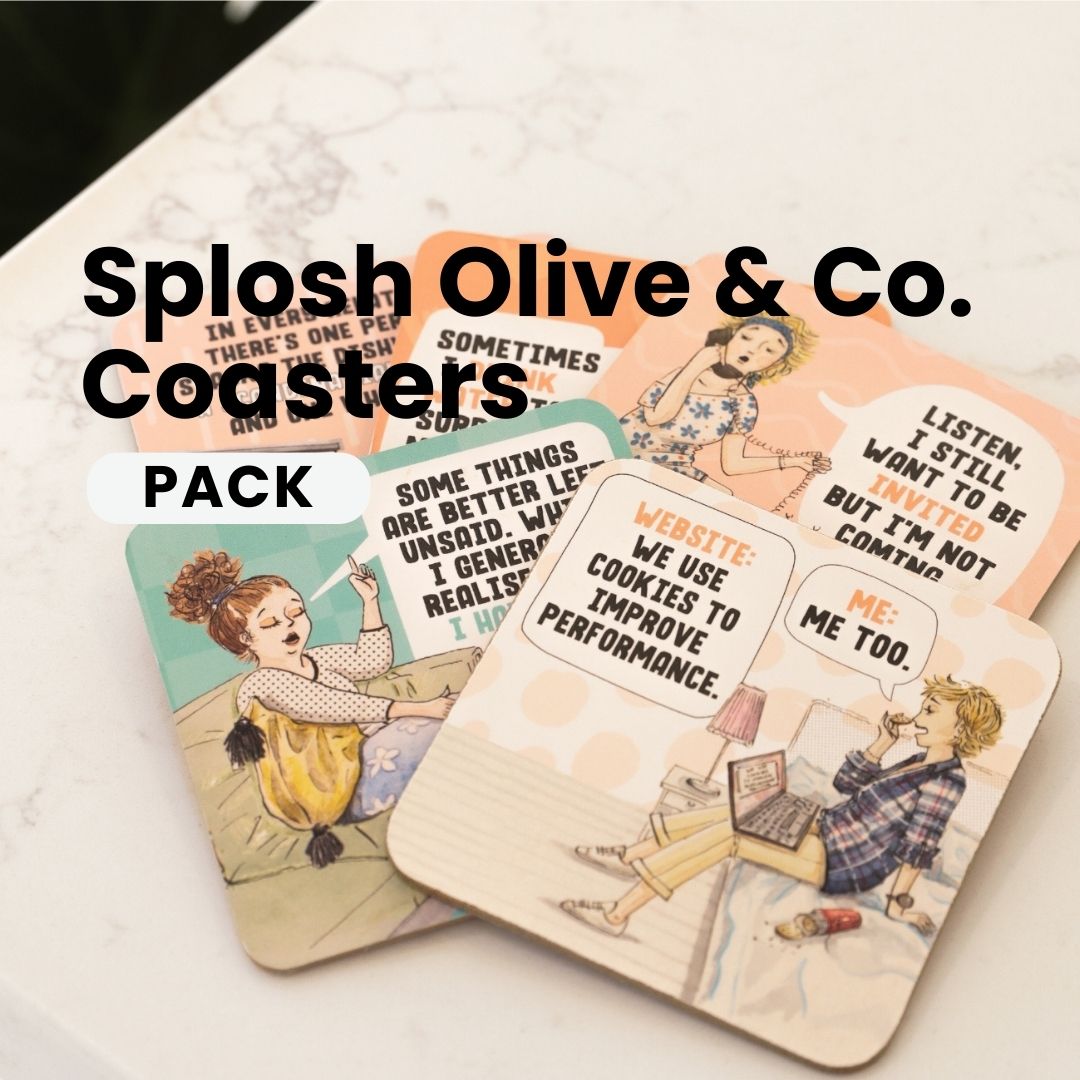 Sploshka Splosh - Olive & Co. Coasters Pack – xystostrade