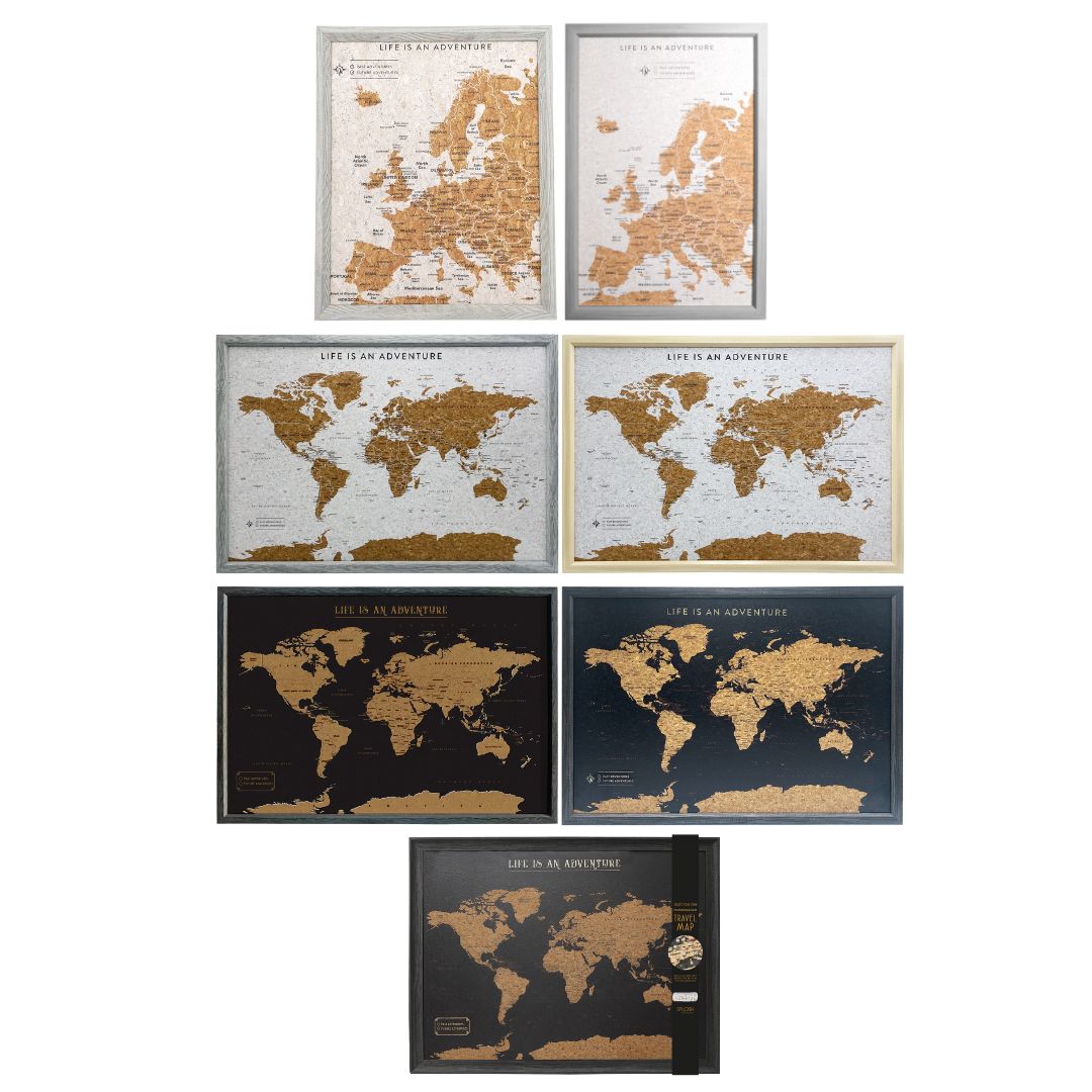 Splosh Travel Medium Map Stand Starter Pack