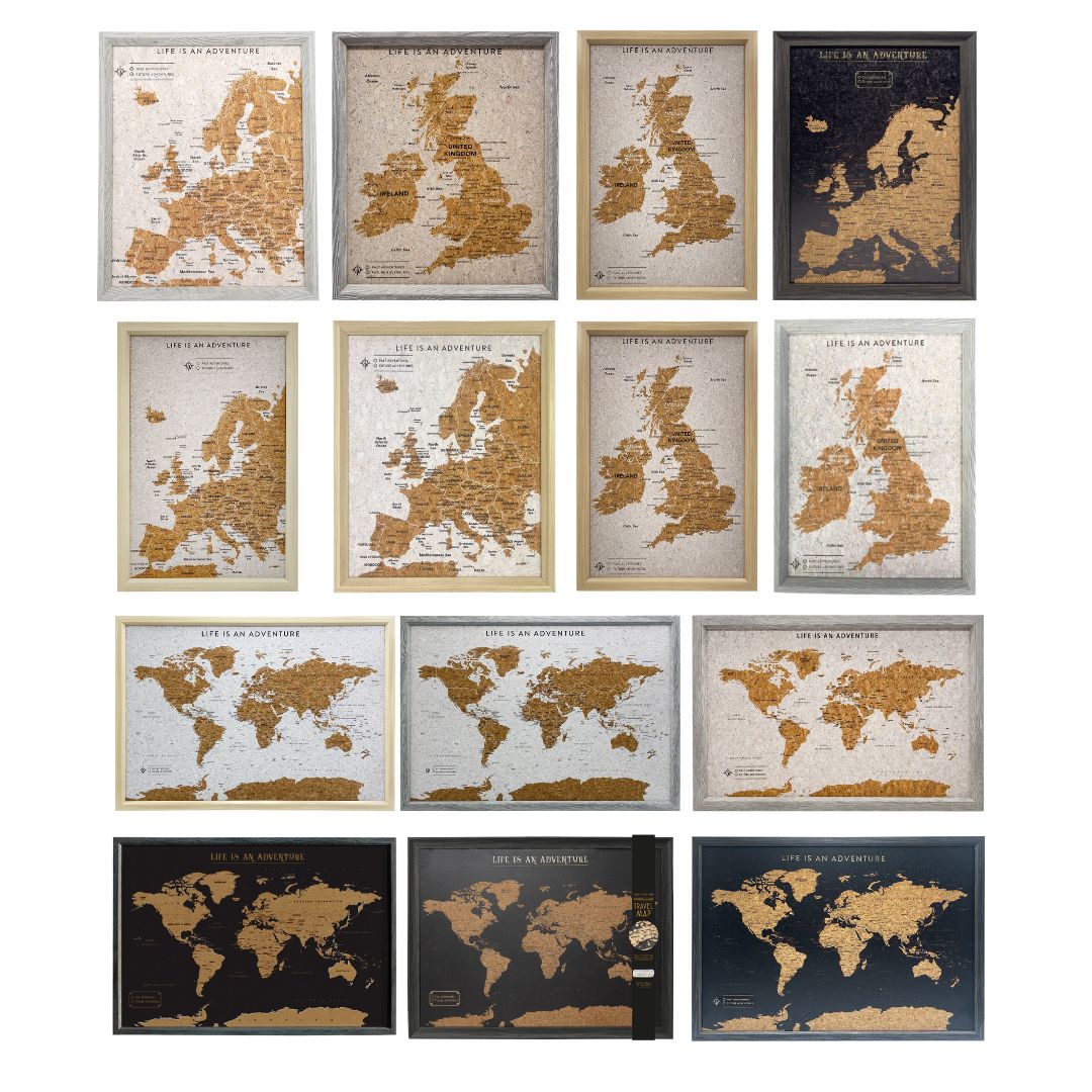 Splosh Travel 2 x Medium Map Stand Pack
