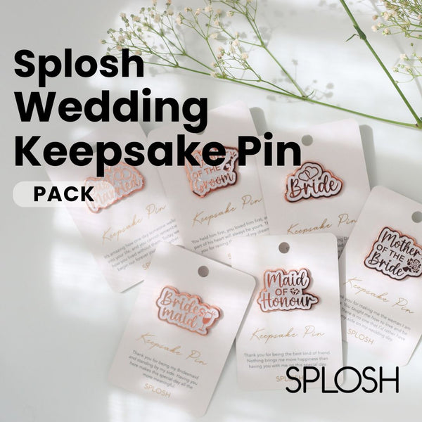 Splosh - Wedding Keepsake Pins Pack