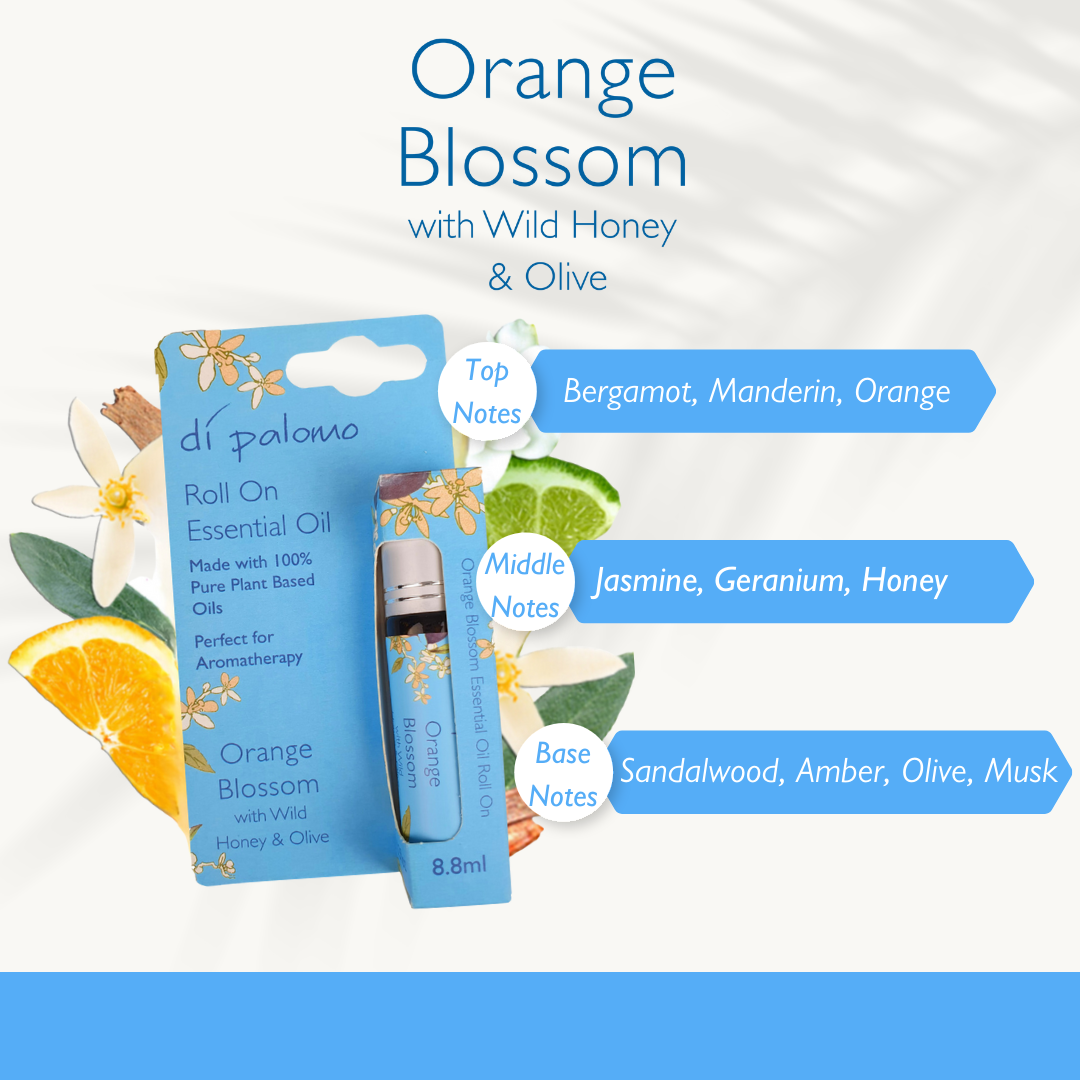 Di Palomo - Roll On Natural Essential Oil 8.8ml - Orange Blossom