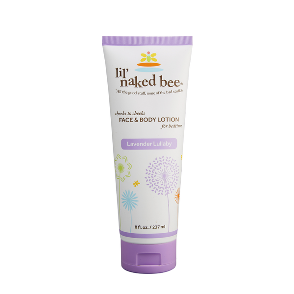 The Naked Bee - Lavender Lullaby Cheeks to Cheeks Face & Body Lotion 8oz