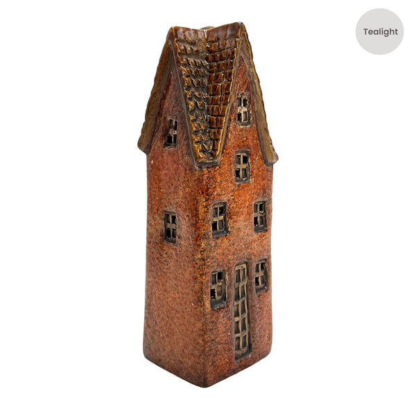 Cello - Tales from the Village - Goldsmith's Abode - Rustic Brown - Tealight