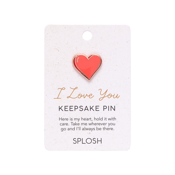 Splosh - Valentine's Day Keepsake Pin - I Love You
