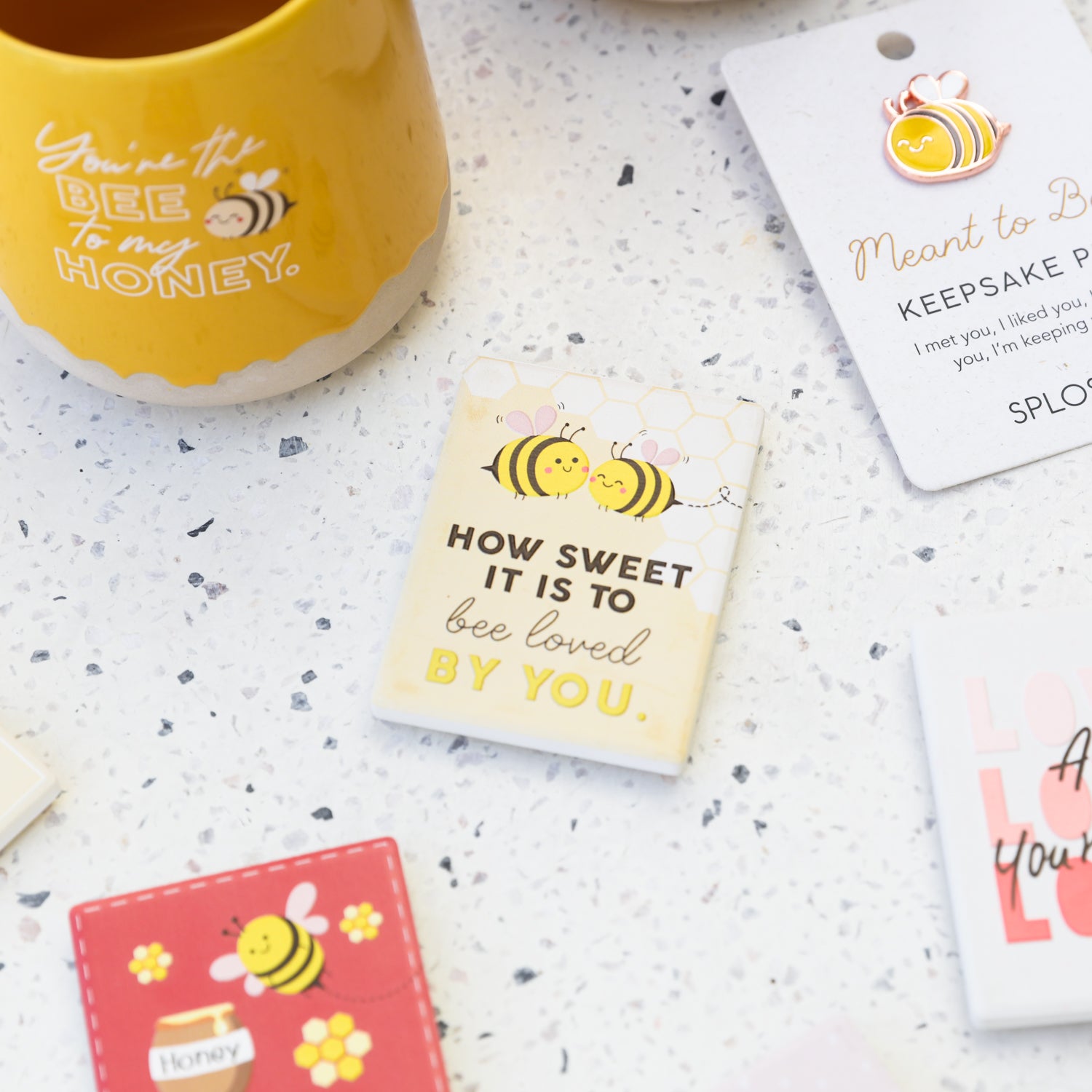 Splosh - Valentine's Day Ceramic Magnet - Loved By You