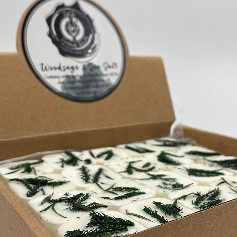 Cello - Naked Melts 100pcs CDU - Woodsage & Sea Salt
