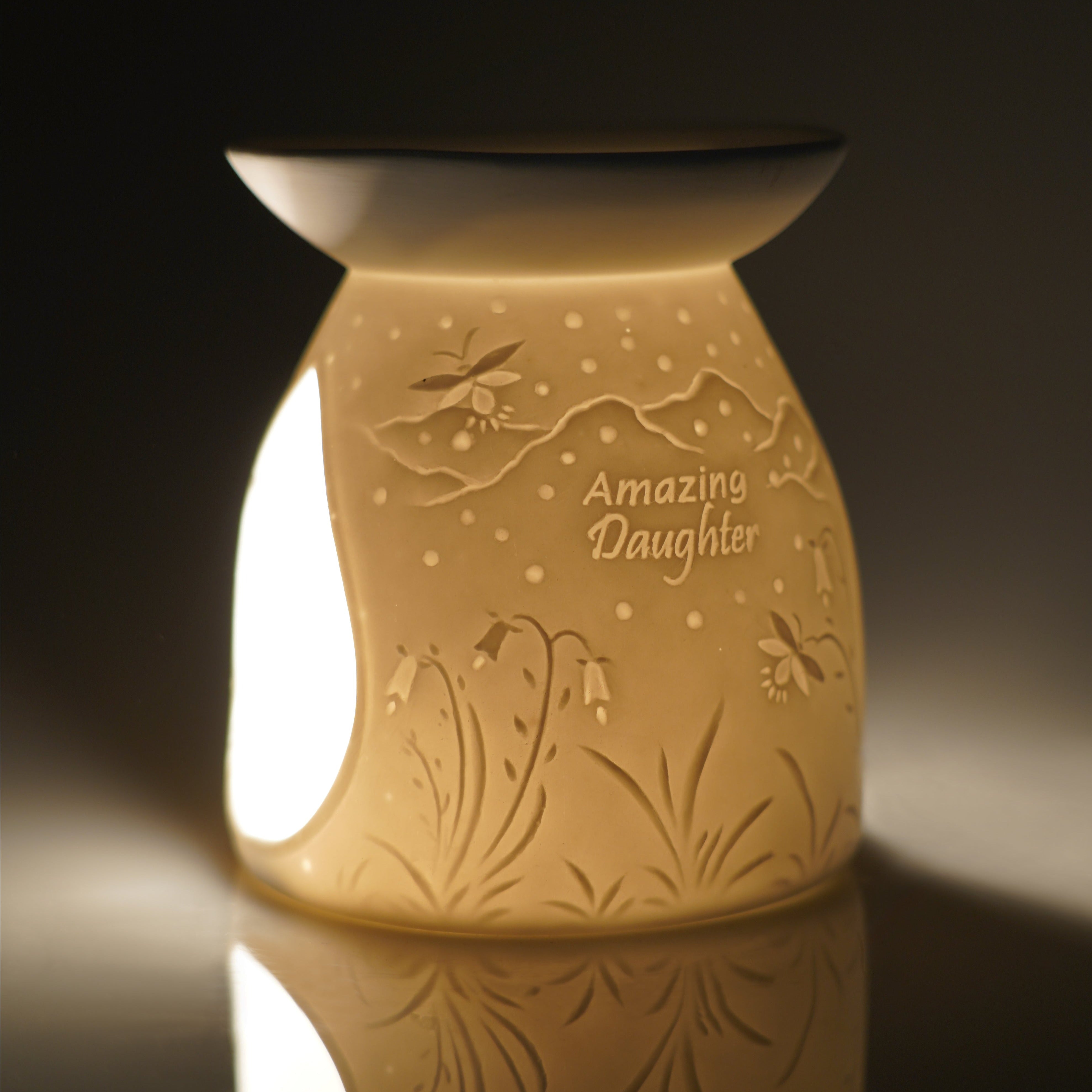Cello - Porcelain Tealight Wax Melt Burner - Amazing Daughter