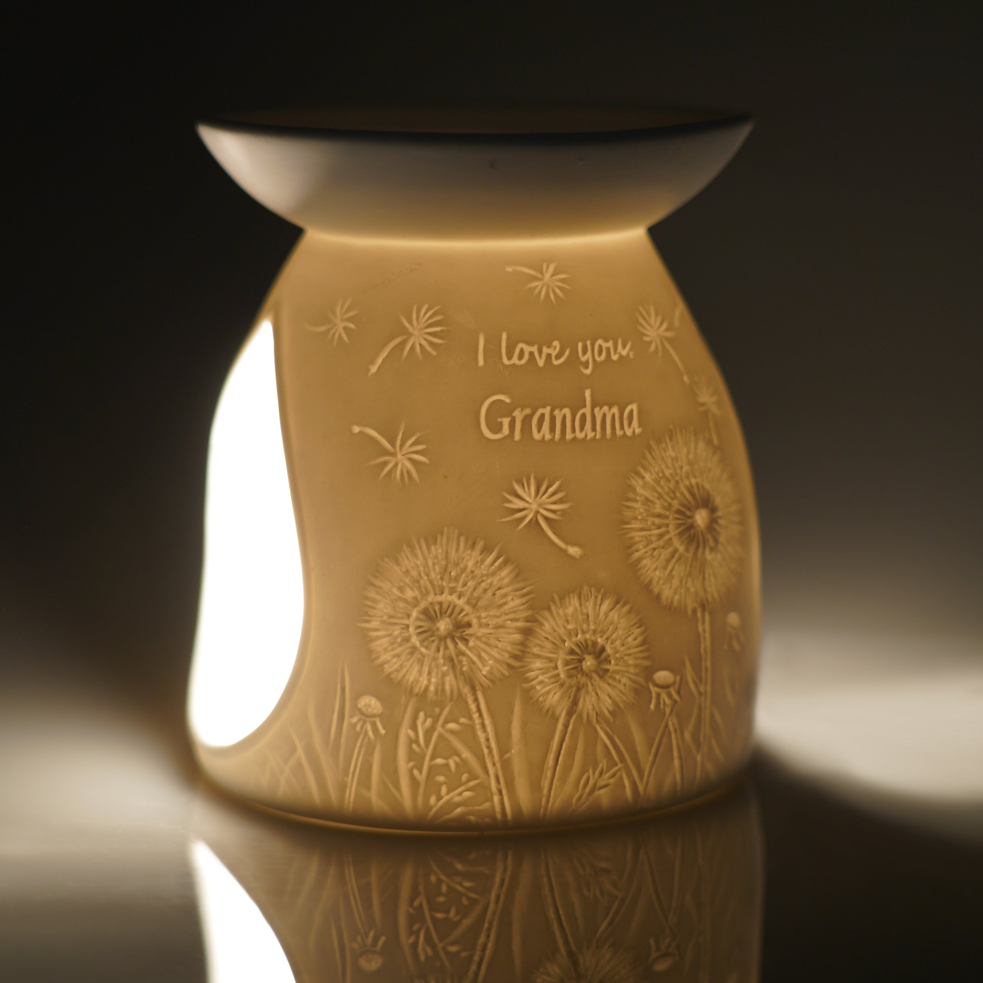 Cello - Porcelain Tealight Wax Melt Burner - I Love You Grandma