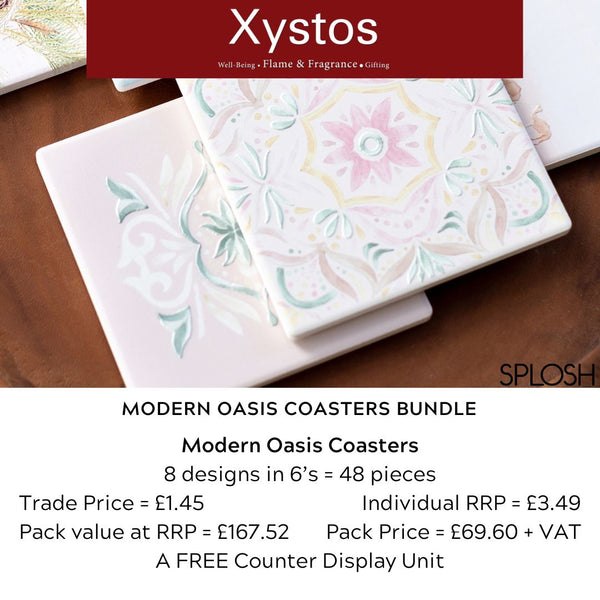 Splosh - Modern Oasis Ceramic Coaster Pack