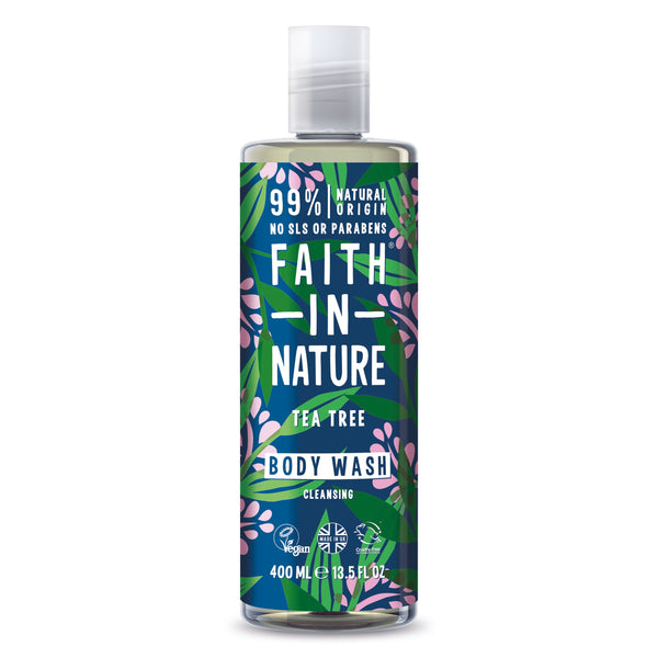Faith in Nature Body Wash 400ml - Tea Tree