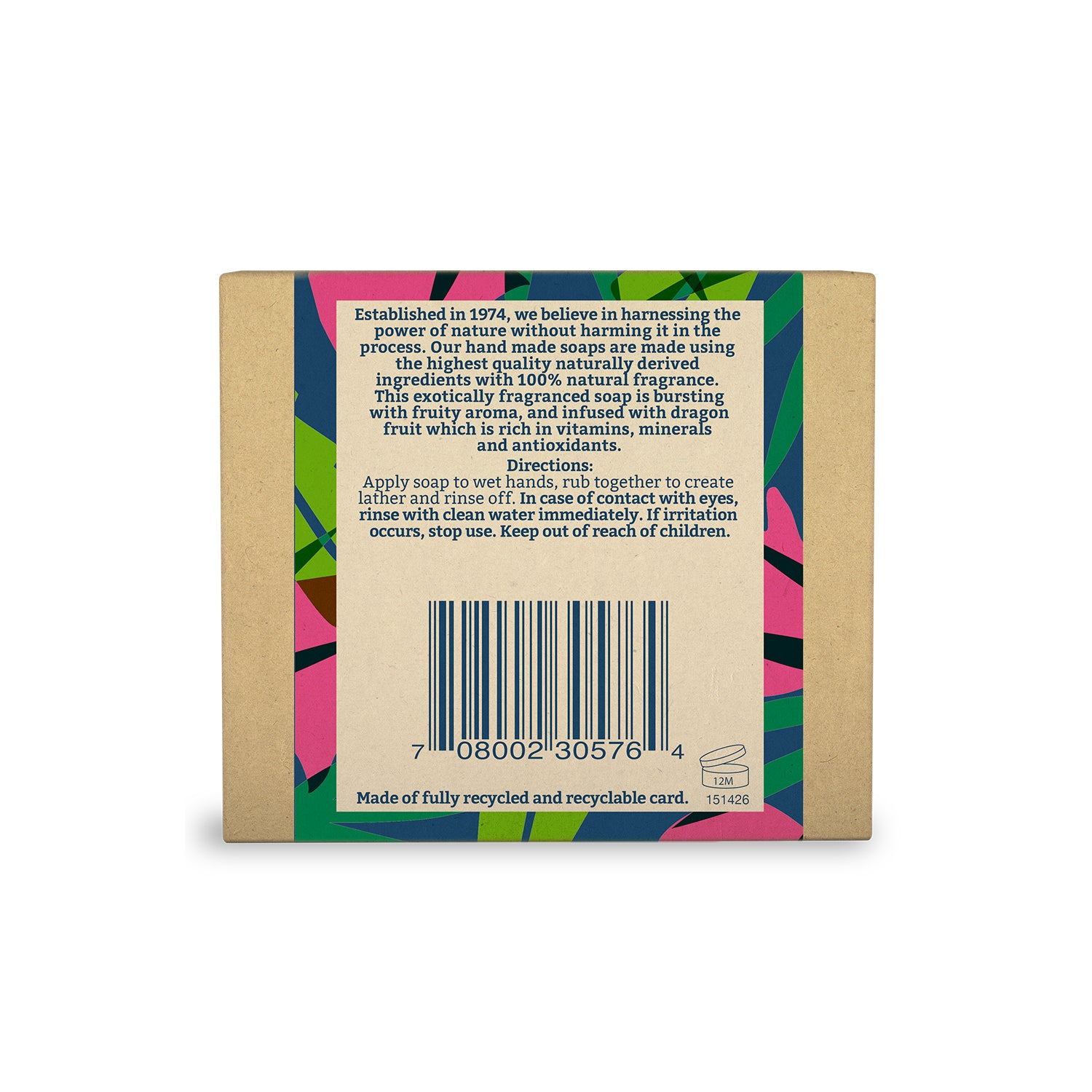 Faith in Nature Boxed Soap 100g - Dragon Fruit
