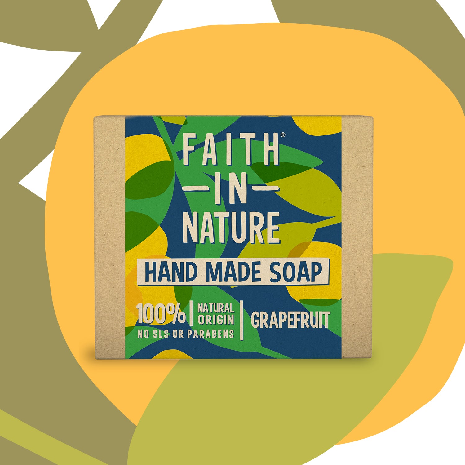 Faith in Nature Boxed Soap 100g - Grapefruit