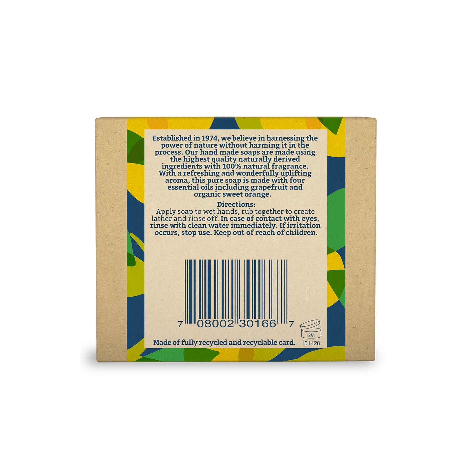 Faith in Nature Boxed Soap 100g - Grapefruit