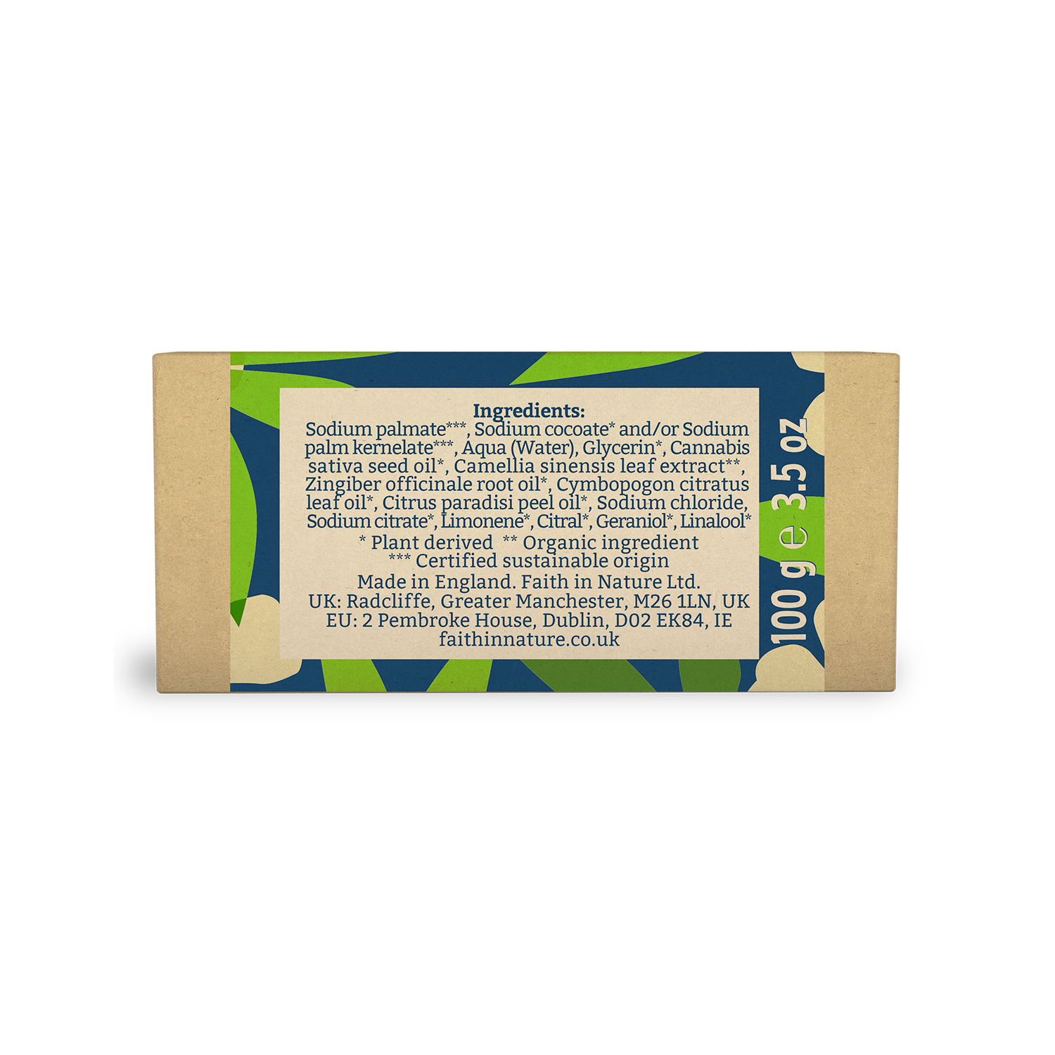 Faith in Nature Boxed Soap 100g - Hemp