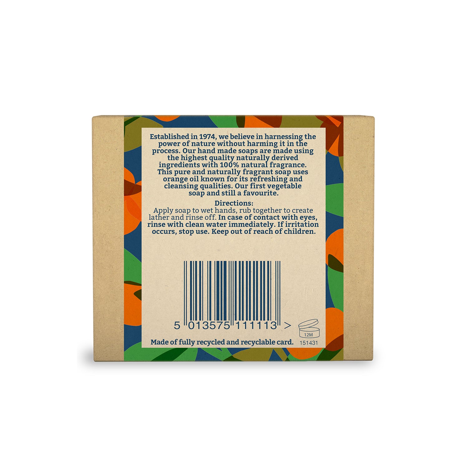 Faith in Nature Boxed Soap 100g - Orange