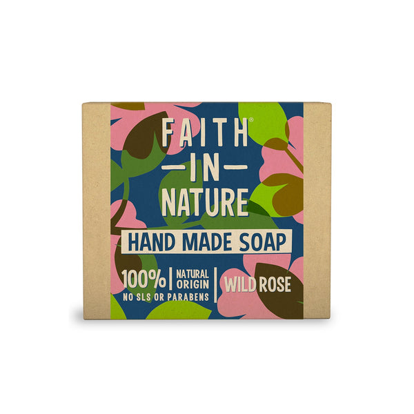 Faith in Nature Soap 100g - Wild Rose