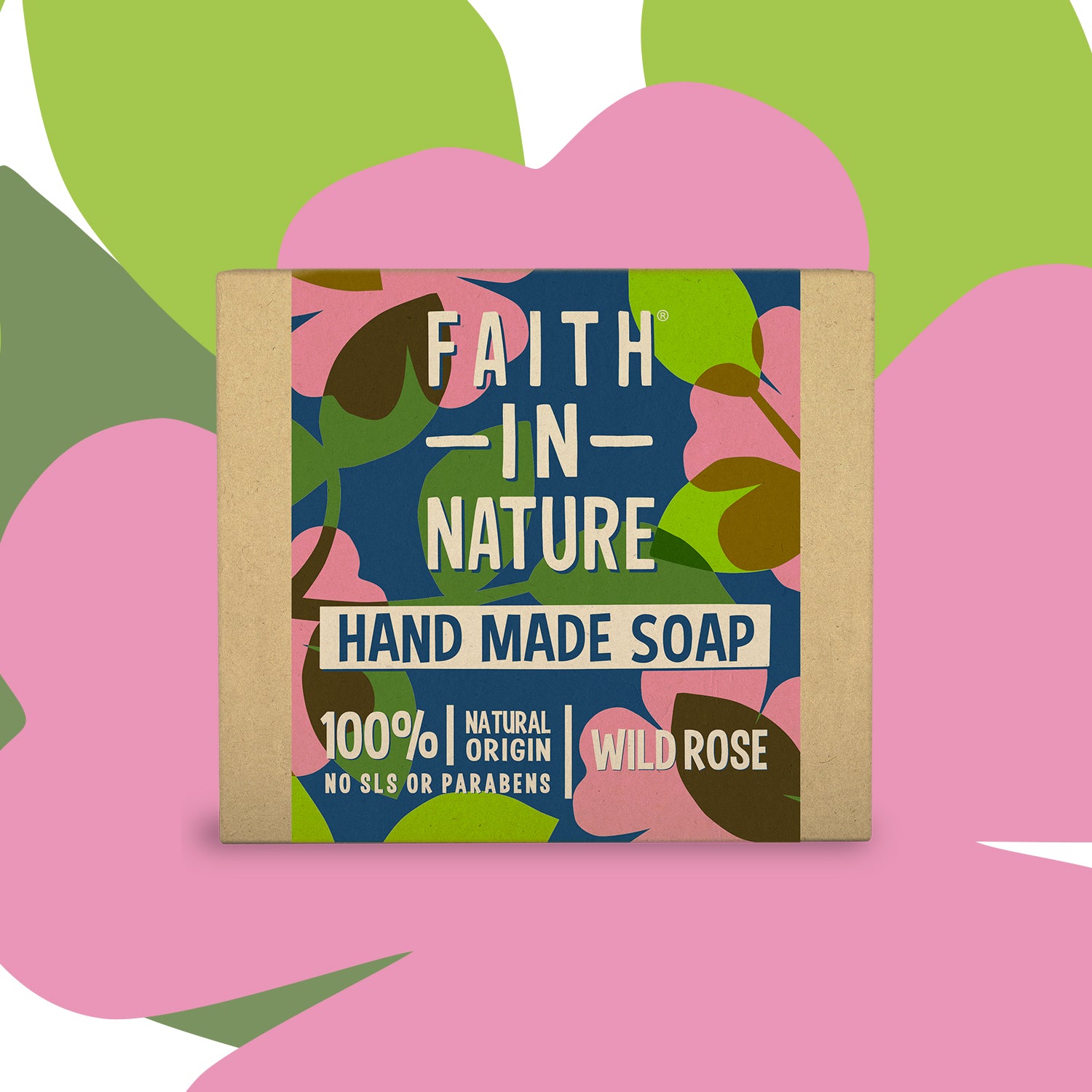 Faith in Nature Boxed Soap 100g - Wild Rose