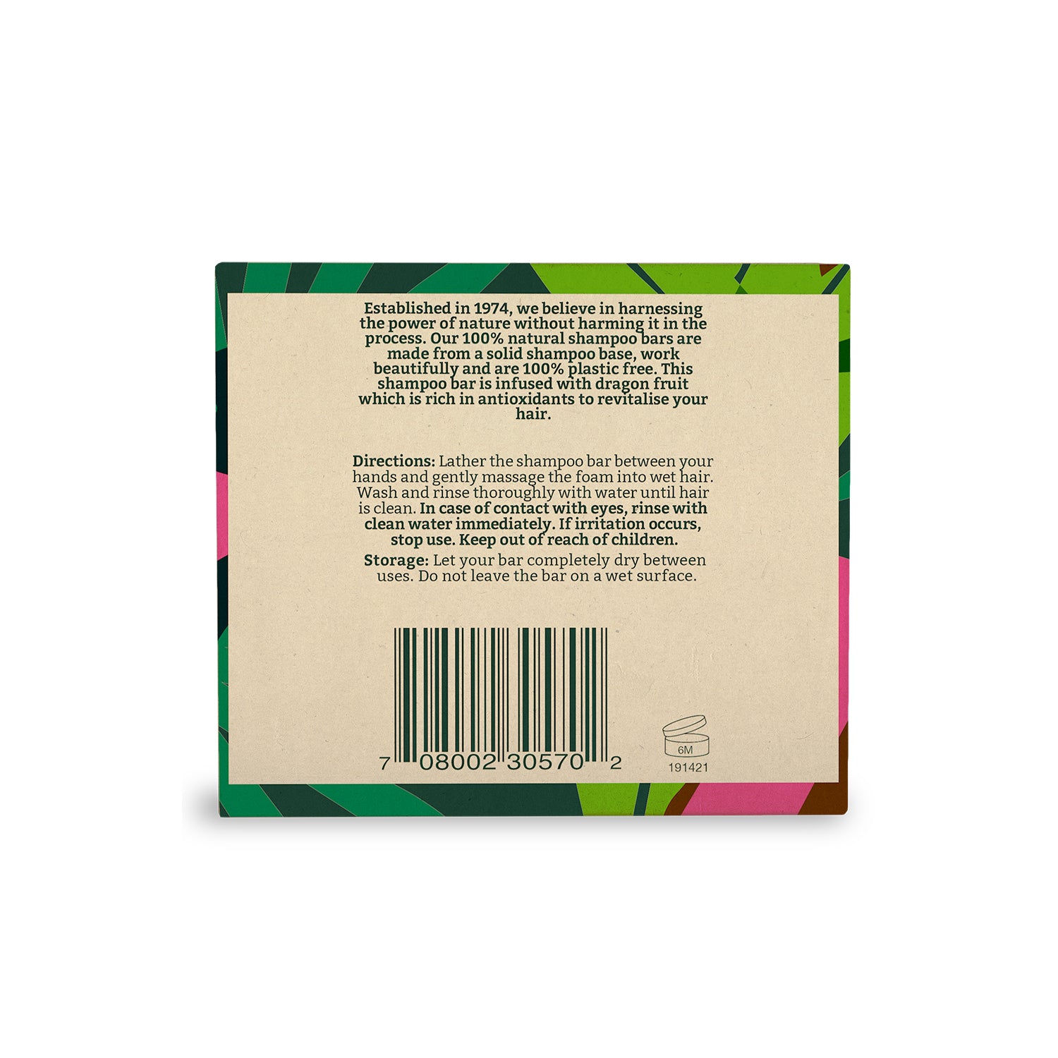 Faith in Nature Shampoo Bar 85g - Dragon Fruit