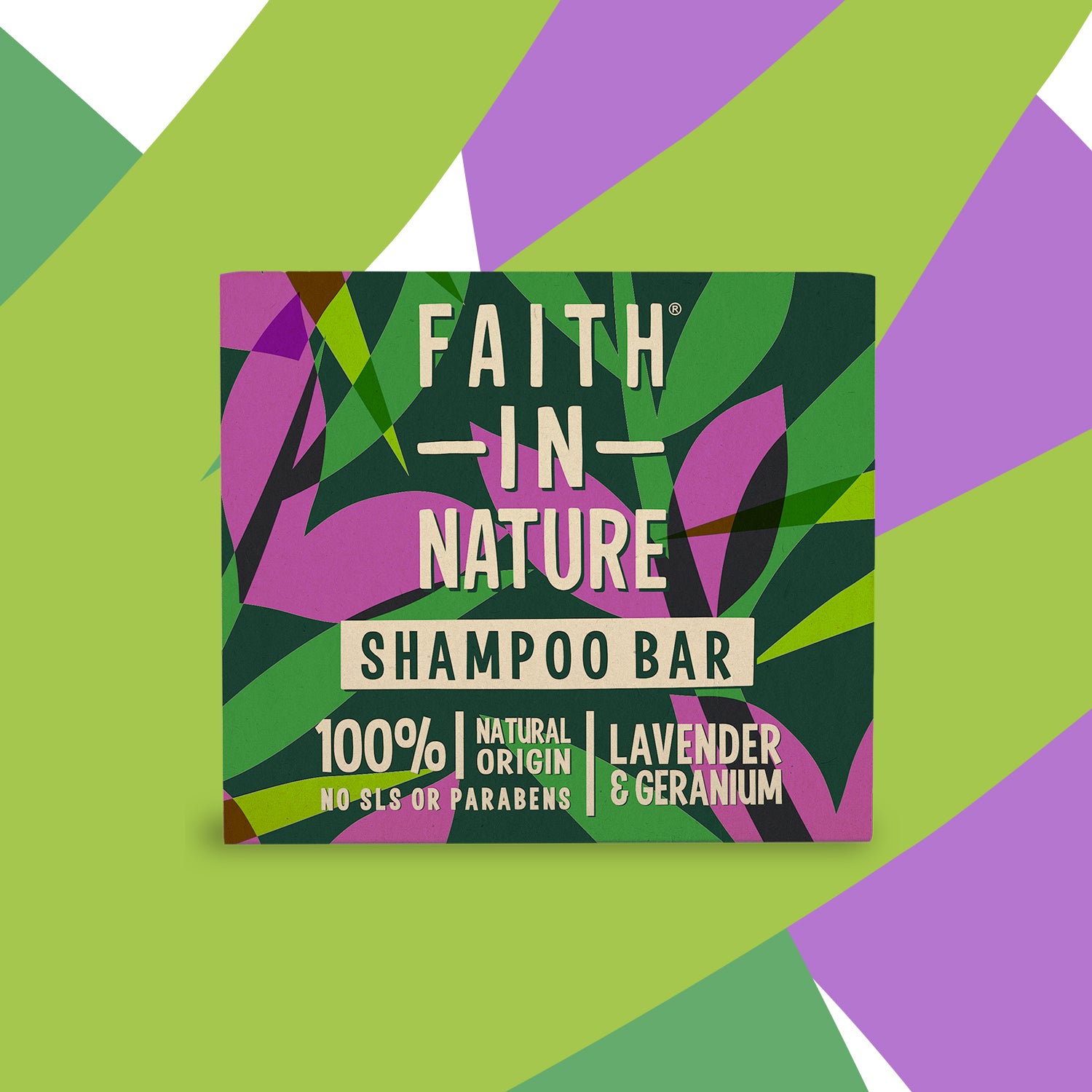 Faith in Nature Shampoo Bar 85g - Lavender & Geranium