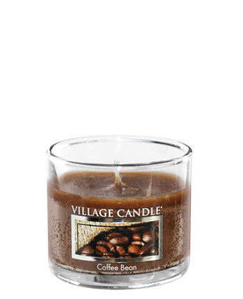 Village Candle Mini Glass Votive 16 pack - Coffee Bean
