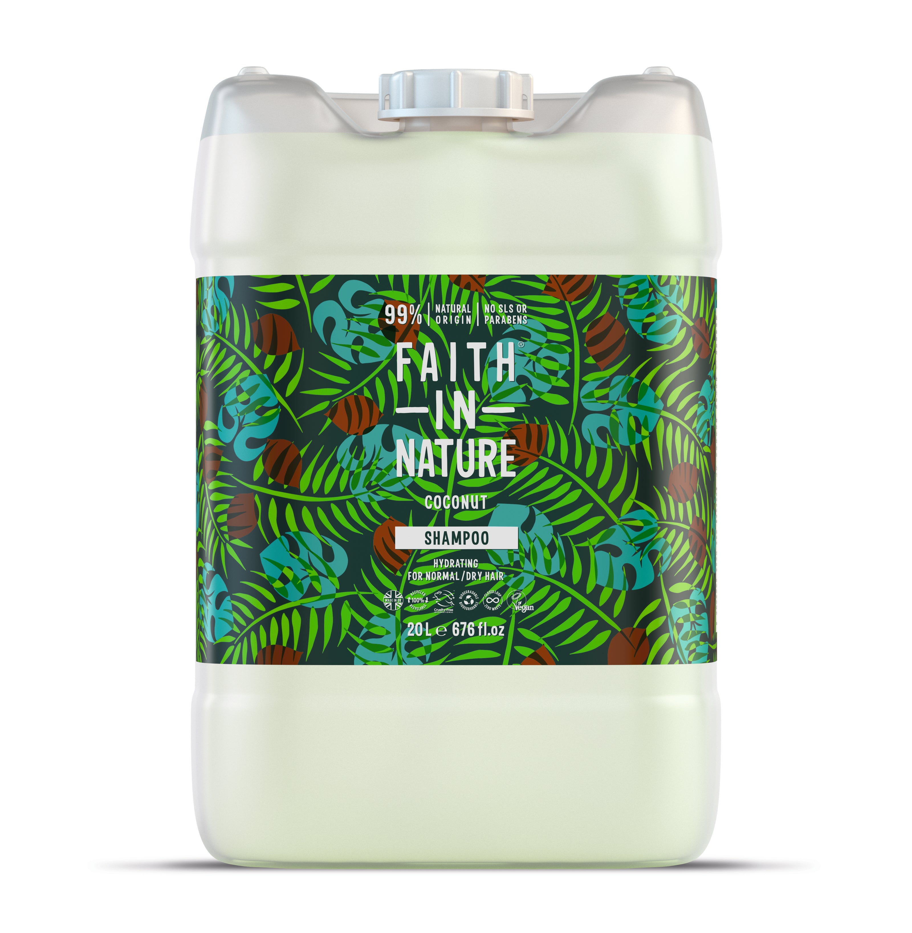Faith in Nature - Shampoo 20L - Coconut