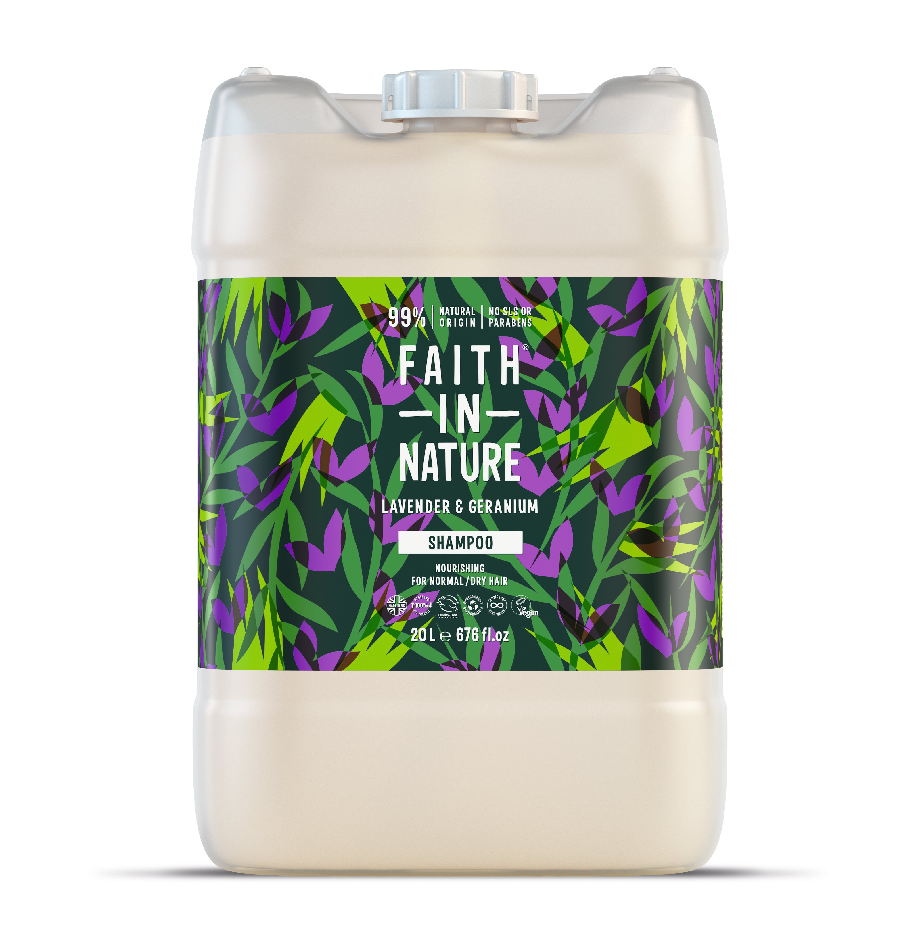 Faith in Nature - Shampoo 20L - Lavender & Geranium