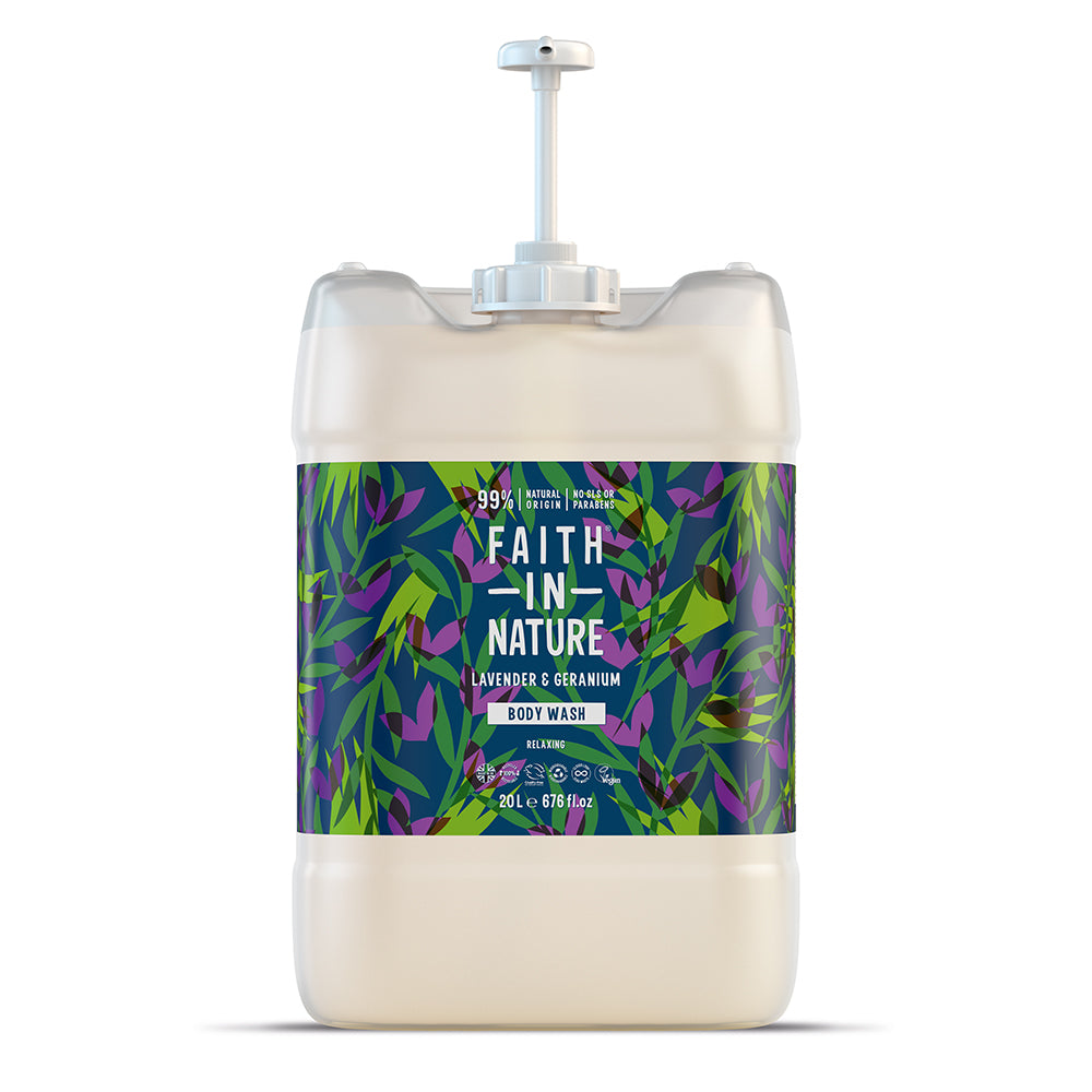 Faith in Nature - Body Wash 20L - Lavender & Geranium