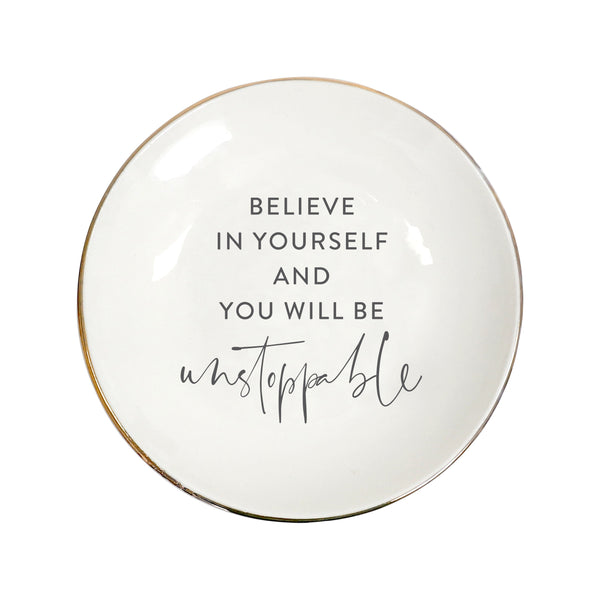 Splosh Tranquil Trinket Plate - Believe