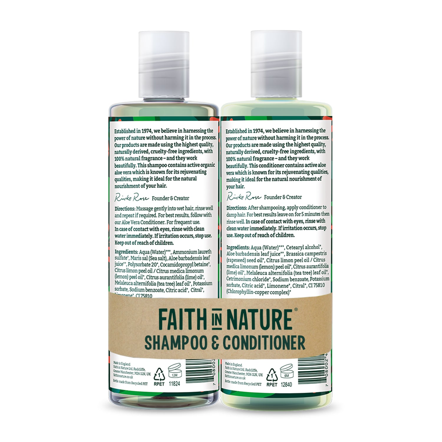 Faith in Nature - Shampoo & Conditioner Giftset - Aloe Vera